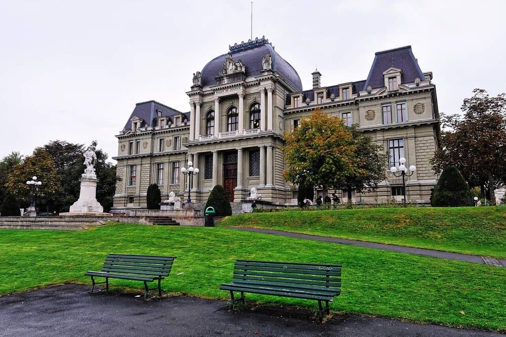 Stadtansicht von Lausanne