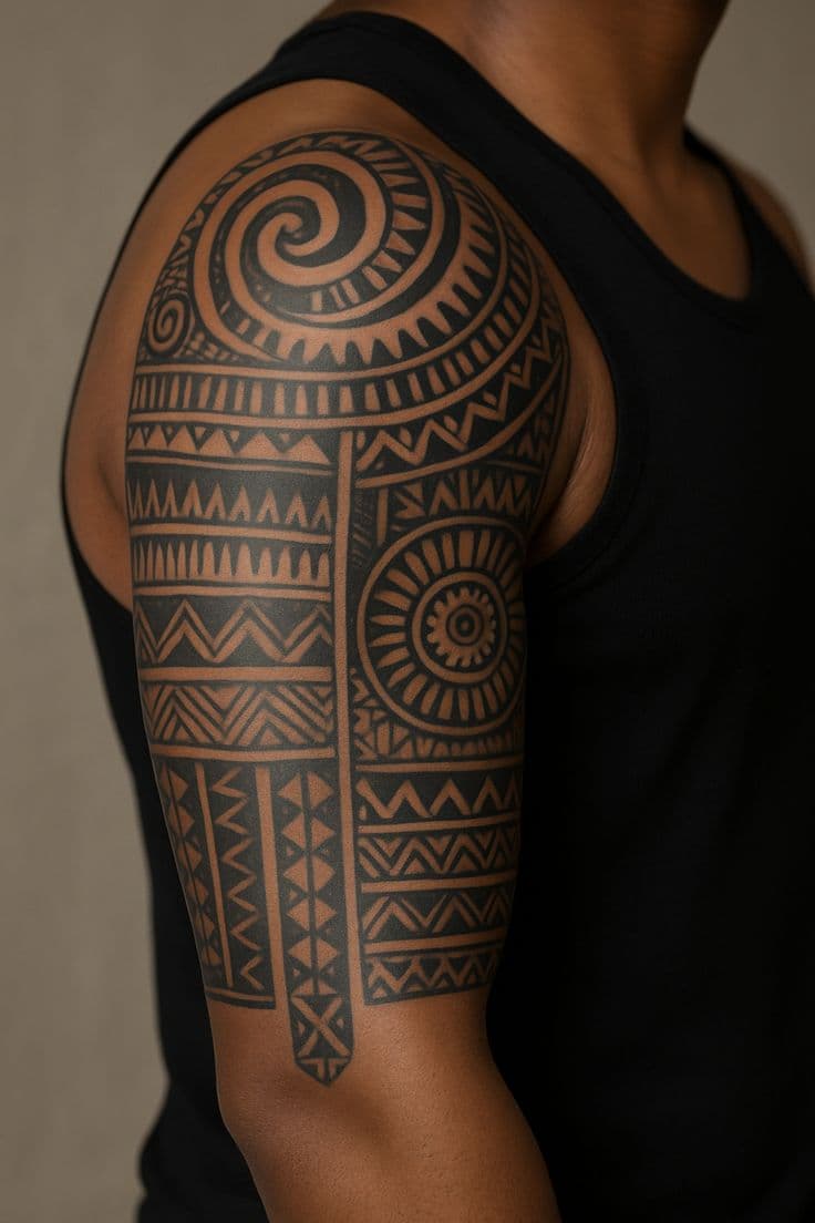 Afrikanische Tribal Tattoos – Geometrie & Spiritualität