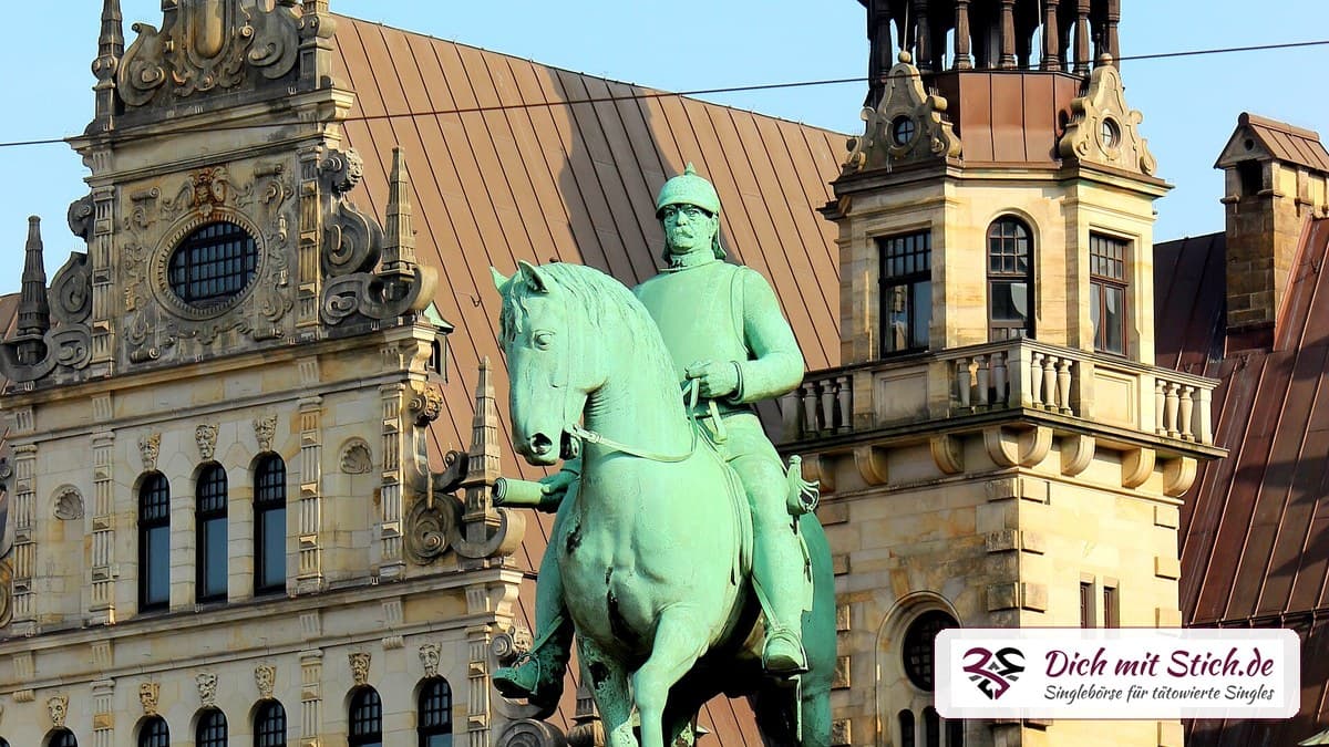 Stadtansicht von Bremen für Dich mit Stich