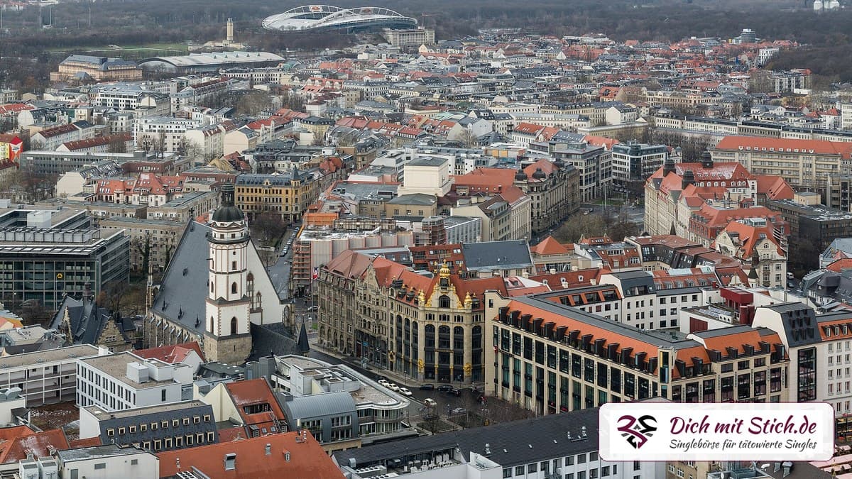 Stadtansicht von Leipzig
