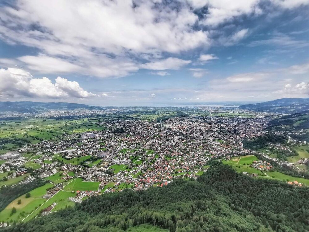 Stadtansicht von Dornbirn