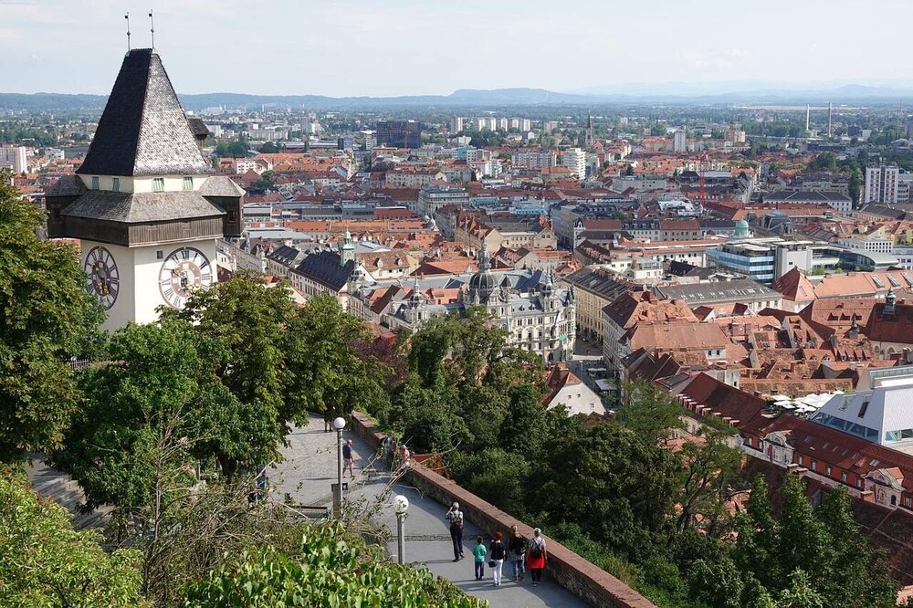 Stadtansicht von Graz