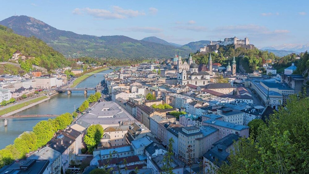 Stadtansicht von Salzburg