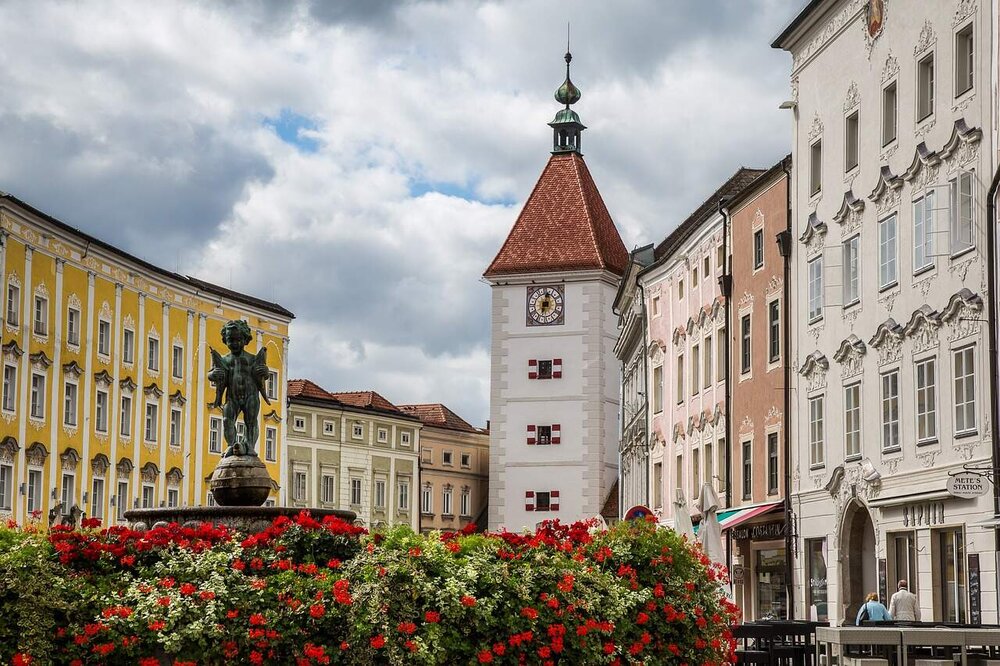 Stadtansicht von Wels