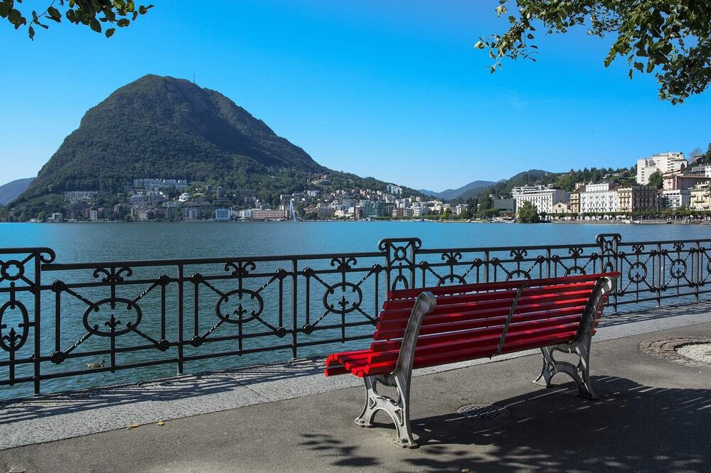 Stadtansicht von Lugano