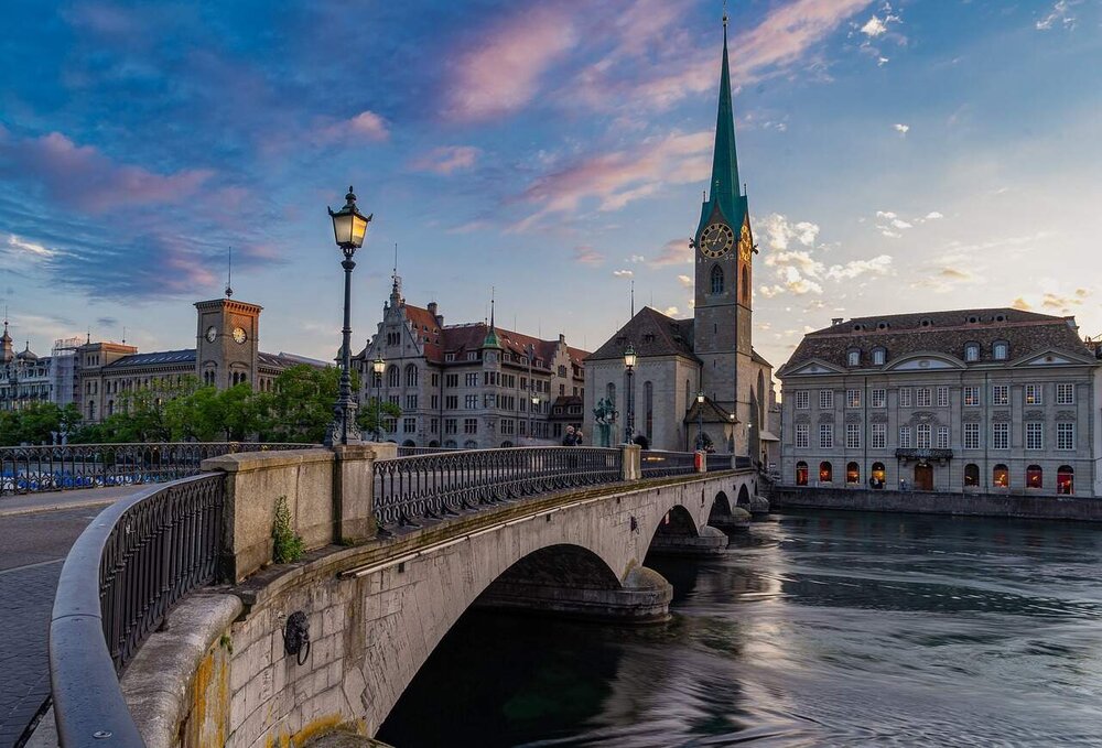 Stadtansicht von Zürich