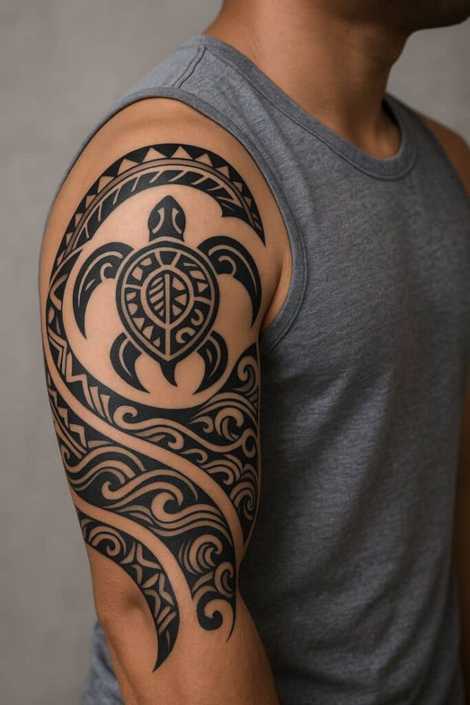 Hawaiianische Tribal Tattoos – Natur & Spiritualität (1)